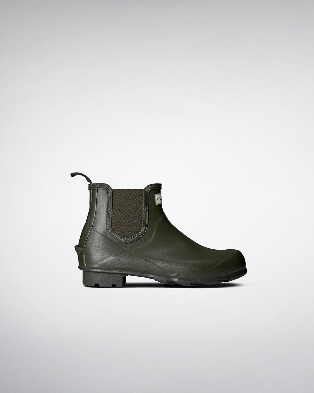 Botas Chelsea Hunter Homem Verde Escuro Oliva - Norris Field - 26ZAUKQIG